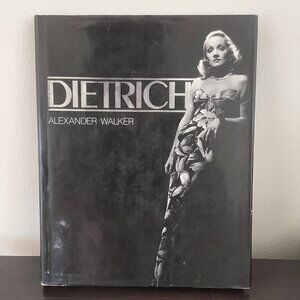 Gently Used 'Dietrich' Illustrated Coffee Table Book - Alexander Walker